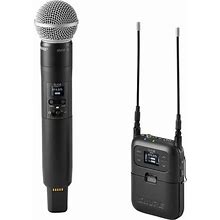 Shure SLXD25/SM58 Digital Camera-Mount Wireless Handheld Mic System With SM58 Capsule (G58: 470 To 514 Mhz)
