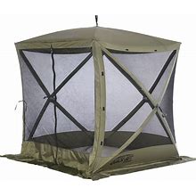 CLAM Quick-Set Traveler Portable Outdoor Gazebo Canopy Shelter And 3 Wind Panels - 20