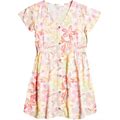 Roxy Girl's Short Sleeve Another Song Bayside Blooms Dress - Snow White - L - North 40 Outfitters