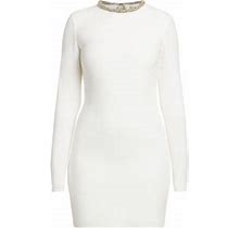 Stella Mccartney Women's Embellished Body-Con Cocktail Dress - White - Size 6