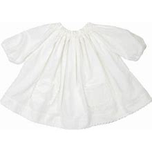 Tache De Naissance | Sabine Dress Set, (White Swiss Dot, Size 18M) | Maisonette