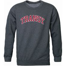 Transylvania University Pioneers Campus Crewneck Sweatshirt, Heather Charcoal / Medium