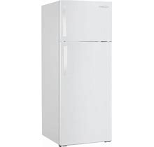 Premium Levella 10.1 Cu Ft Frost Free Top Freezer Refrigerator In Stainless Steel