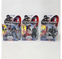 Hasbro Marvel Action Figure Captain America, Red Skull, & Rocket Storm Falcon