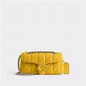 Coach Tabby Shoulder Bag 20 With Quilting - Women's - Silver/Canary