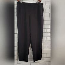 J. Crew Factory Pants & Jumpsuits | J.Crew Factory Jamie Pant Ladies Plus Size Black Dress Pants Straight Leg Rear E | Color: Black | Size: 18
