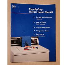 Ge Step-By-Step Washer Repair Manual -- Free Shipping