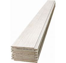 Edge 1 in. X 8 in. X 6 ft. Barn Wood White Pine Shiplap Board (6-Pack)