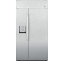 48 Inch Counter Depth Built-In Side By Side Smart Refrigerator With 28.7 Cu. Ft. Total Capacity LED