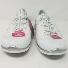 Skechers Women's Gratis-Strolling Sneaker, White/Silver, Wide Fit, In