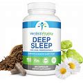 VERDICT VITALITY WELLNESS Deep Sleep - Natural Sleep Support W/Magnesium, Melatonin, Valerian Root, & GABA - Sleep Supplement For Sound Sleep,