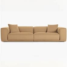 Kelson Sofa, Leather, Sand, 115" At Design Within Reach