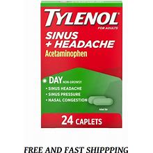 Tylenol Sinus + Headache Non-Drowsy Daytime Caplets, 24 Ct