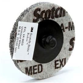 3M™ Scotch-Brite™ Roloc™EXL Unitized Wheel TR 2" X NH Aluminum Oxide 2A MED