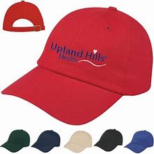 48 Customized Embroidered Brushed Cotton Twill Cap