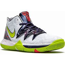 Nike Kids - Kyrie 5 GS 'Mamba Mentality' Sneakers - Kids - Rubber/Nylon/Polyamide/Polyester/Rubber/Thermoplastic Polyurethane (TPU) - 7Y - White