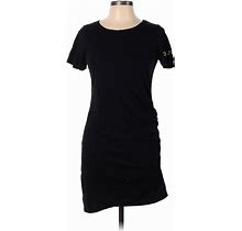 Guess Casual Dress: Black Solid Dresses - Women's Size Large