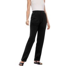 Plus Size Women's Straight Leg Ponte Knit Pant By Woman Within In Black (Size 20 T)