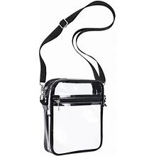 Hsmqhjwe Clear Bag Clear Purse Clear Crossbody Bag With Front Pocket For Concerts Sports Festivals