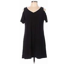 Msk Women Black Casual Dress L Petites