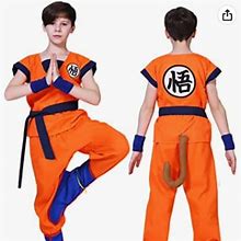 Cosplay Dress Up Anime Kids Pretend Costume Xl | Color: Blue/Orange | Size: Check The Description
