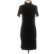 Calvin Klein Casual Dress - Sheath: Black Solid Dresses - Women's Size Medium