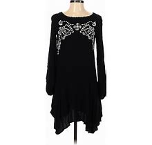 Xhilaration Casual Dress: Black Dresses - Women's Size Small