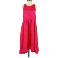 Tara Jarmon Casual Dress - A-Line Halter Sleeveless: Pink Solid Dresses - Women's Size 36