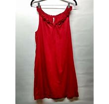 Old Navy Sleeveless Dress Red Short 010