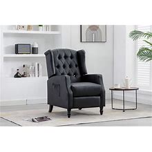 Modern Comfortable Upholstered Leisure Chair/Recliner Chair For Living Room - Black