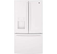 25.6 Cu. Ft. French Door Refrigerator In White, ENERGY STAR