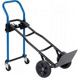 Harper™ JDCJ8523 3-In-1 Convertible Hand Truck With Solid Rubber Wheels - 500 Lb. Capacity
