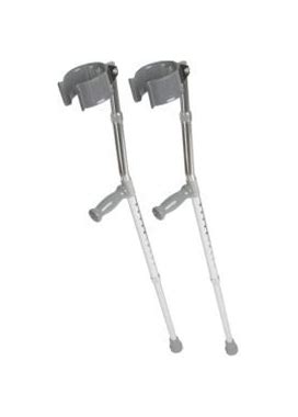 Medline Forearm Crutches, MDS805162 | By Cleanltsupply.Com