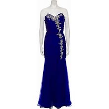 Jovani Dresses | Jovani Royal Blue Evening Formal Gown Dress Size 0 | Color: Blue | Size: 0