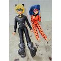 Miraculous Ladybug And Cat Noir Lot Of 2 Fashion Doll Preowned