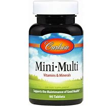 Carlson Labs, Mini Multi Vitamins & Minerals W/ No Added Iron, 90 Tablets