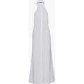 Prada Long Poplin Shirt-Dress, Women, White, Size 46