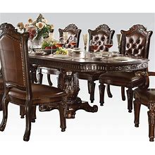 Acme Furniture Vendome Cherry Double Pedestal Dining Table