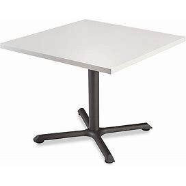 Caf Table - 36 X 36", Light Gray - ULINE - H-6269GR