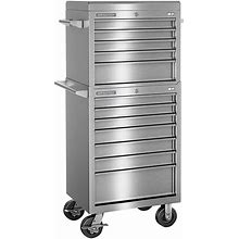 Champion Tool Storage FM Pro Series 20" X 27" Stainless Steel 12-Drawer Top Chest / Mobile Storage Cabinet FMPS2712RC