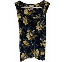Womens Koret Dress Size 20W Floral Print Maxi Sleeveless Dress