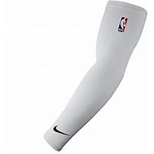 Nike NBA Shooter Sleeve - Pair(White/Black, LXL)