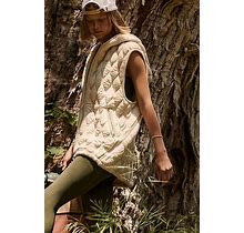 Dream Big Quilted Vest Jacket By FP Movement At Free People In Tan, Size: M