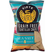Siete Grain Free Tortilla Chips Gluten Free Sea Salt 5 Oz