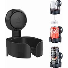 TAILI Wine Glass Holder For Shower, Suction Cup Bathtub Wine Glass Holder For Beer, Wine, Drinks, Portable Wall-Mounted Wine Cup Holder For Bathtub,