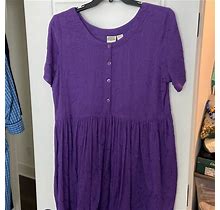 Collections Etc Dresses | Collections Dress | Color: Purple | Size: Xl