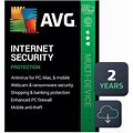 AVG Internet Security 2022 | Antivirus Protection Software | 10 Devices, 2 Years [PC/Mac/Mobile Download]