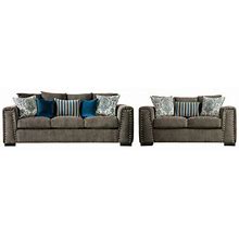 Canora Grey Smitty 2 Piece Living Room Set Polyester In Brown | 38 H X 96 W X 37 D In | Wayfair Living Room Sets 5944F568d881c56011fc431dab028516
