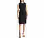 Harper Rose Ruffle Detail Sleeveless Sheath Dress In Black At Nordstrom Rack, Size 6