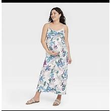 Sleeveless Tie-Back Woven Maternity Dress - Isabel Maternity By Ingrid
